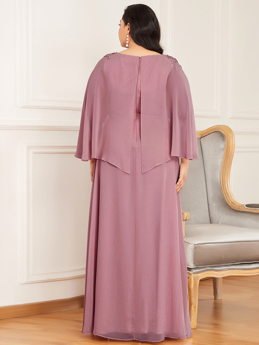Taille personnalisée Robe de Demoiselle d'Honneur élégante en Mousseline #Couleur_Bordeaux Taille personnalisée Robe de Demoiselle d'Honneur élégante en Mousseline