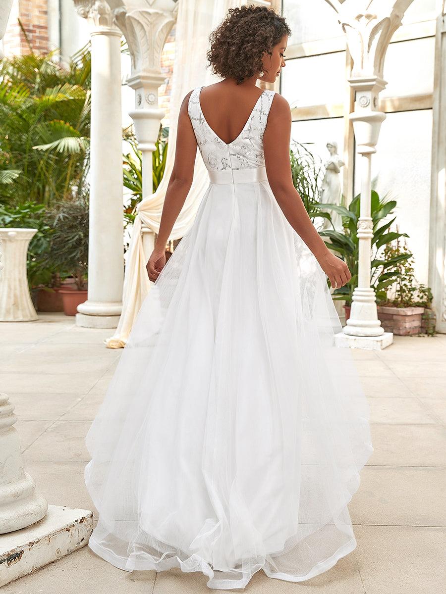 Taille personnalisée Robes de bal Tulle Paillettes High Low Asymétrique #Couleur_Bleu Marine Taille personnalisée Robes de bal Tulle Paillettes High Low Asymétrique