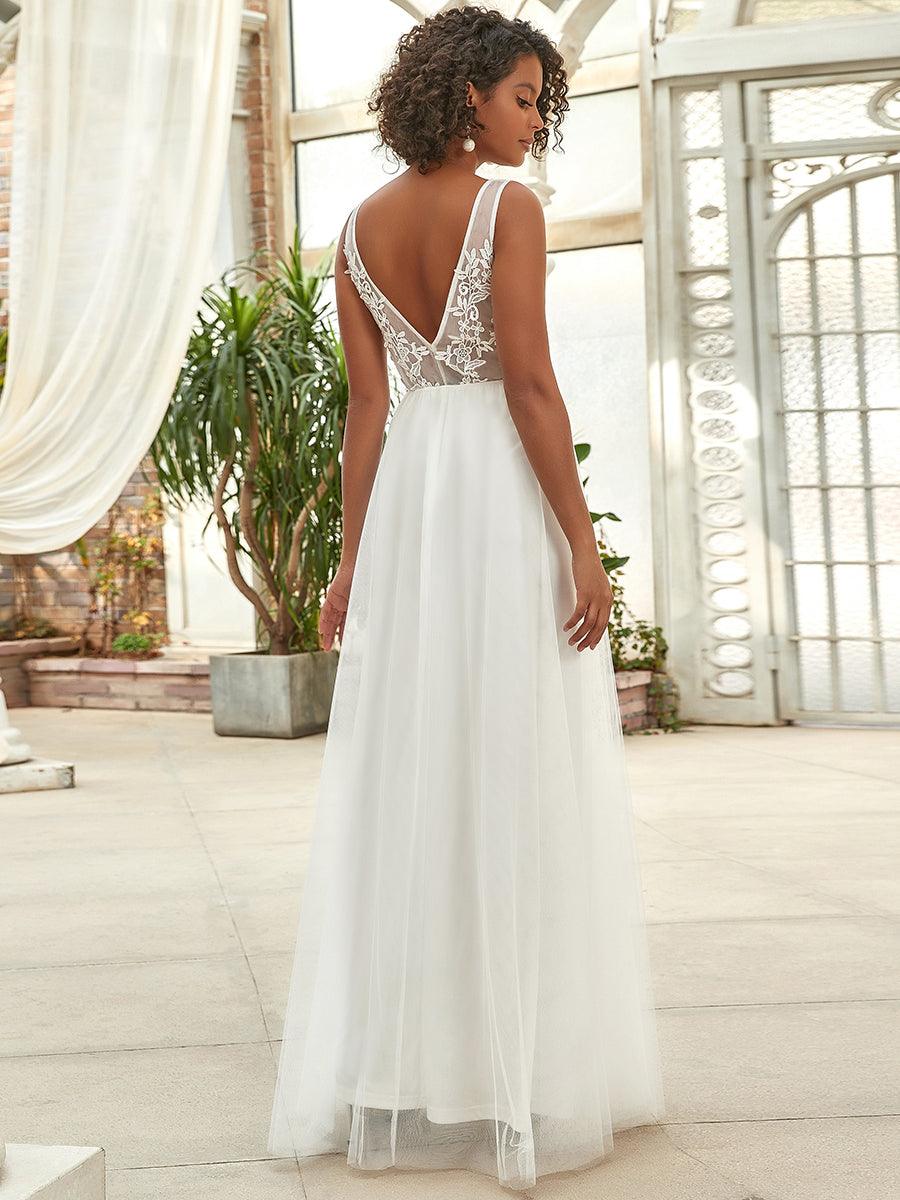 Taille personnalisée robe de soirée élégante sans manches en tulle fluide #couleur_Orchidee Taille personnalisée robe de soirée élégante sans manches en tulle fluide