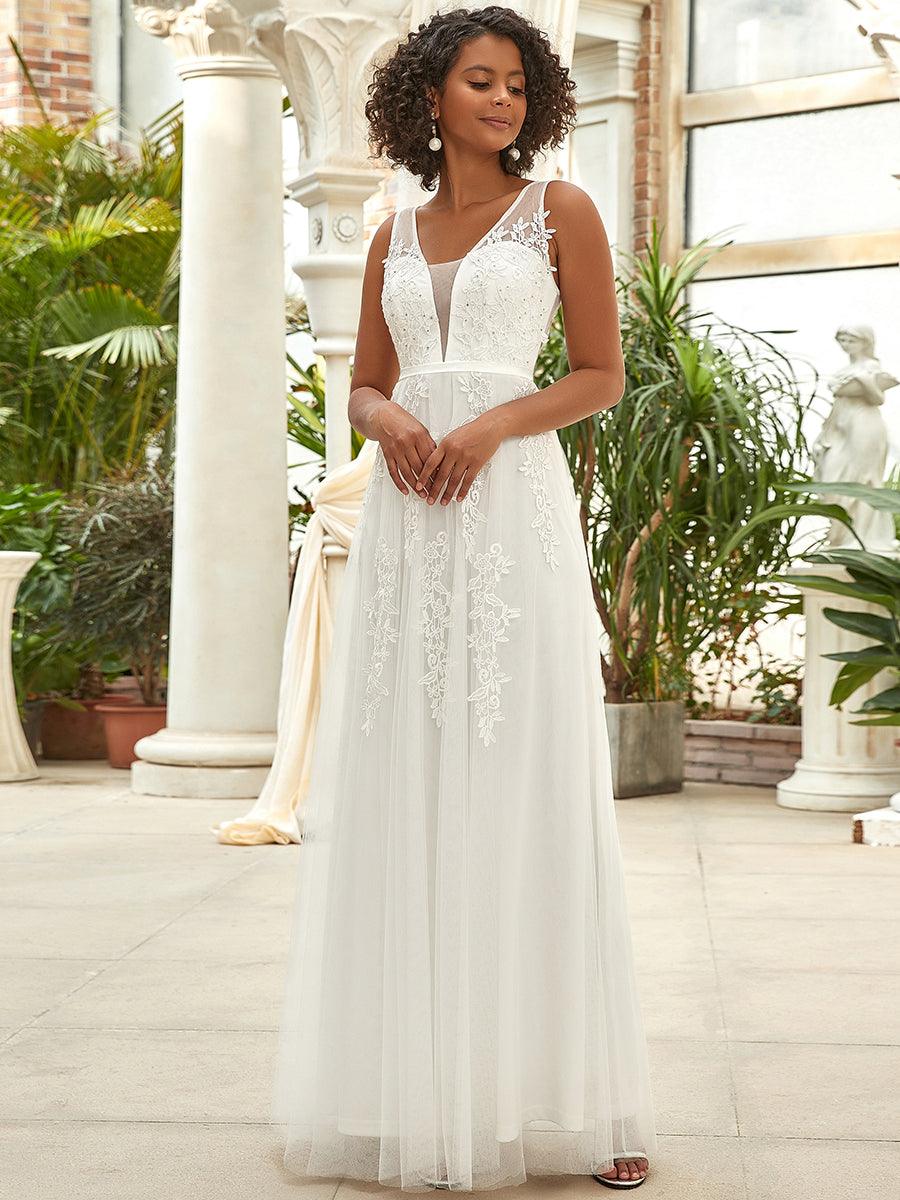 Taille personnalisée robe de soirée élégante sans manches en tulle fluide #couleur_Orchidee Taille personnalisée robe de soirée élégante sans manches en tulle fluide