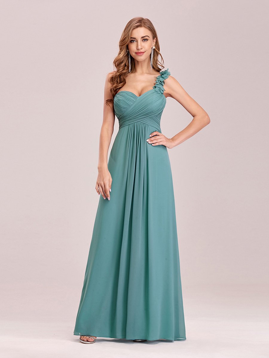 Taille personnalisée Robes de Demoiselle d'Honneur à Une épaule pour Femmes #Couleur_Rose Taille personnalisée Robes de Demoiselle d'Honneur à Une épaule pour Femmes