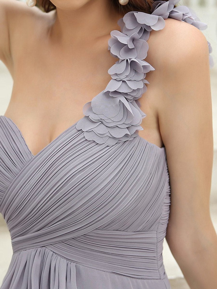 Taille personnalisée Robes de Demoiselle d'Honneur à Une épaule pour Femmes #Couleur_Rose Taille personnalisée Robes de Demoiselle d'Honneur à Une épaule pour Femmes