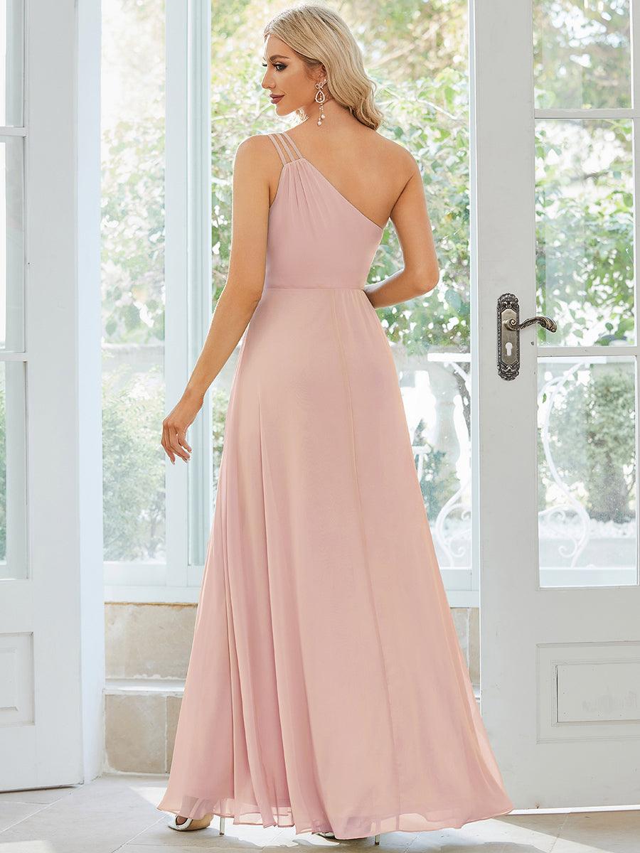 Robe demoiselle d'honneur fluide mousseline Epaule avec Bretelle Fines #Couleur_Menthe Verte Robe demoiselle d'honneur fluide mousseline Epaule avec Bretelle Fines