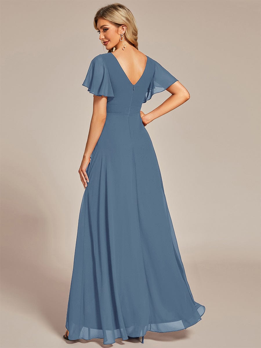 Taille personnalisée Robe demoiselle d'honneur Ourlet en feuille lotus Charmante #Couleur_Menthe Verte Taille personnalisée Robe demoiselle d'honneur Ourlet en feuille lotus Charmante