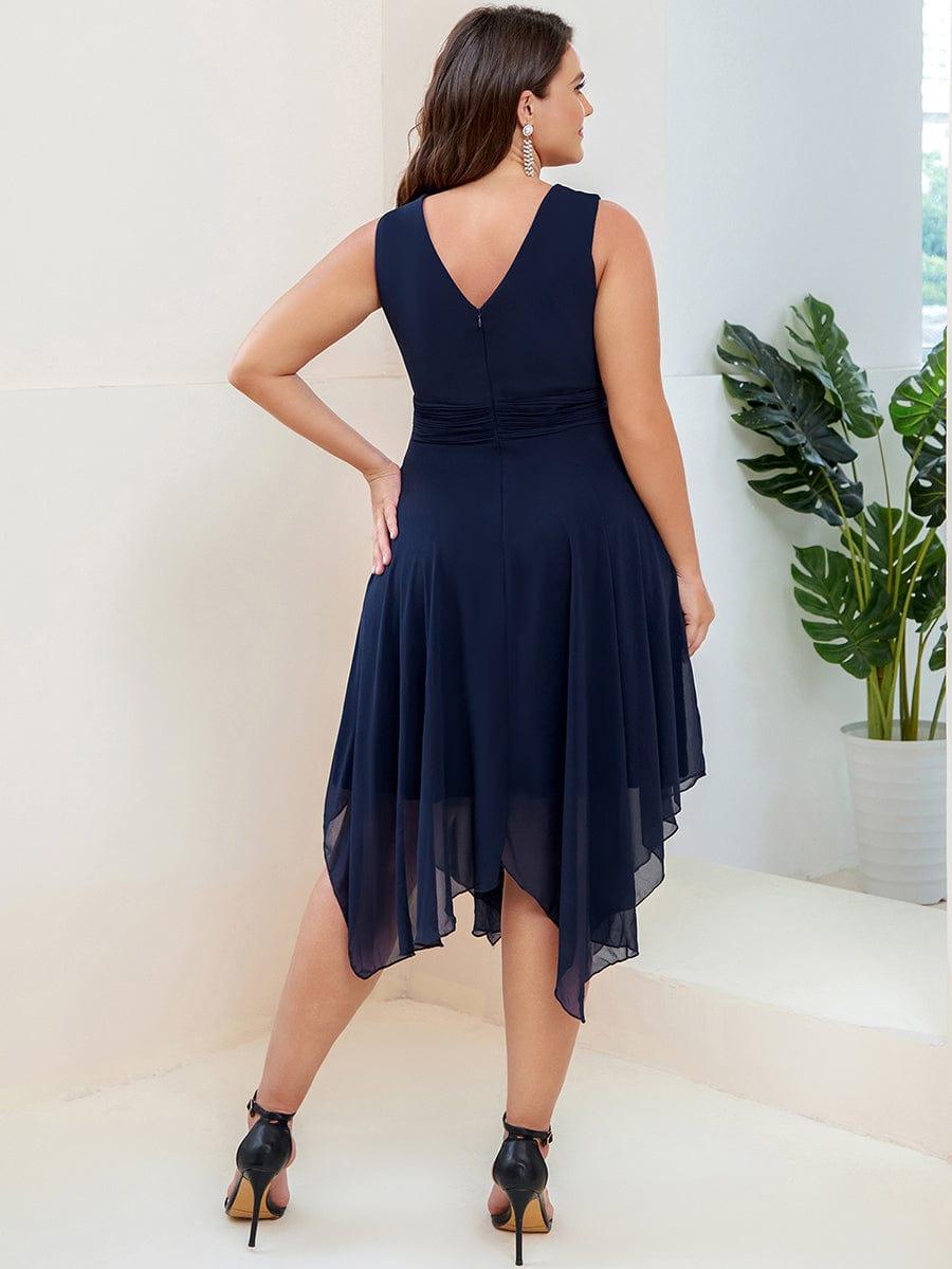 Taille Personnalisée Robe mariage invitée bohème en mousseline de soie col en V profond #Couleur_Menthe Verte Taille Personnalisée Robe mariage invitée bohème en mousseline de soie col en V profond