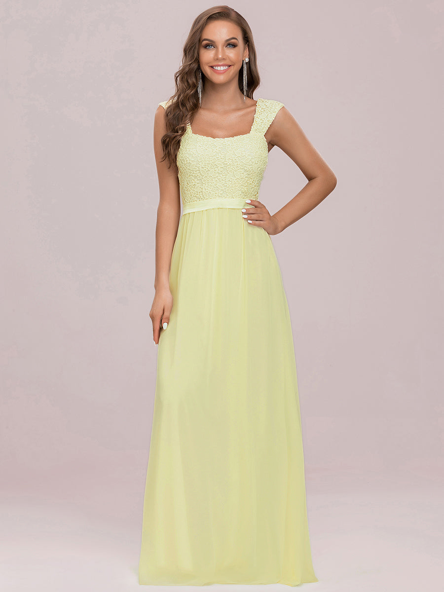 Taille personnalisée Robe de Demoiselle D'Honneur Trapèze Chiffon avec Corsage #Couleur_Blush Taille personnalisée Robe de Demoiselle D'Honneur Trapèze Chiffon avec Corsage