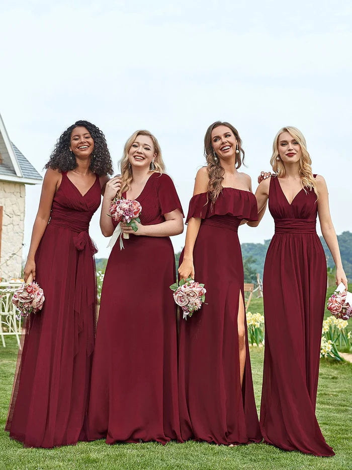 Robes de Demoiselle d'Honneur Bordeaux