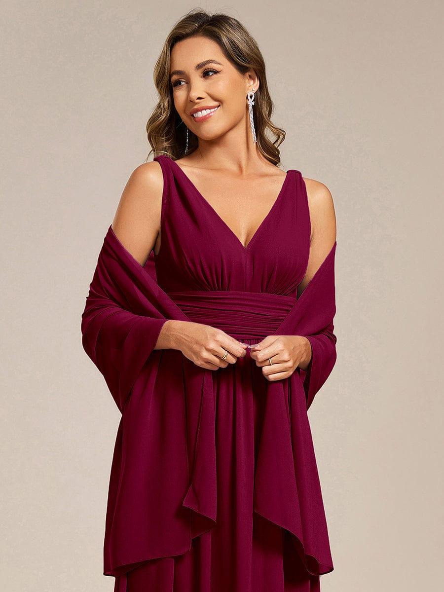 Châle en mousseline élégant pour femme pour une occasion spéciale #couleur_Bordeaux