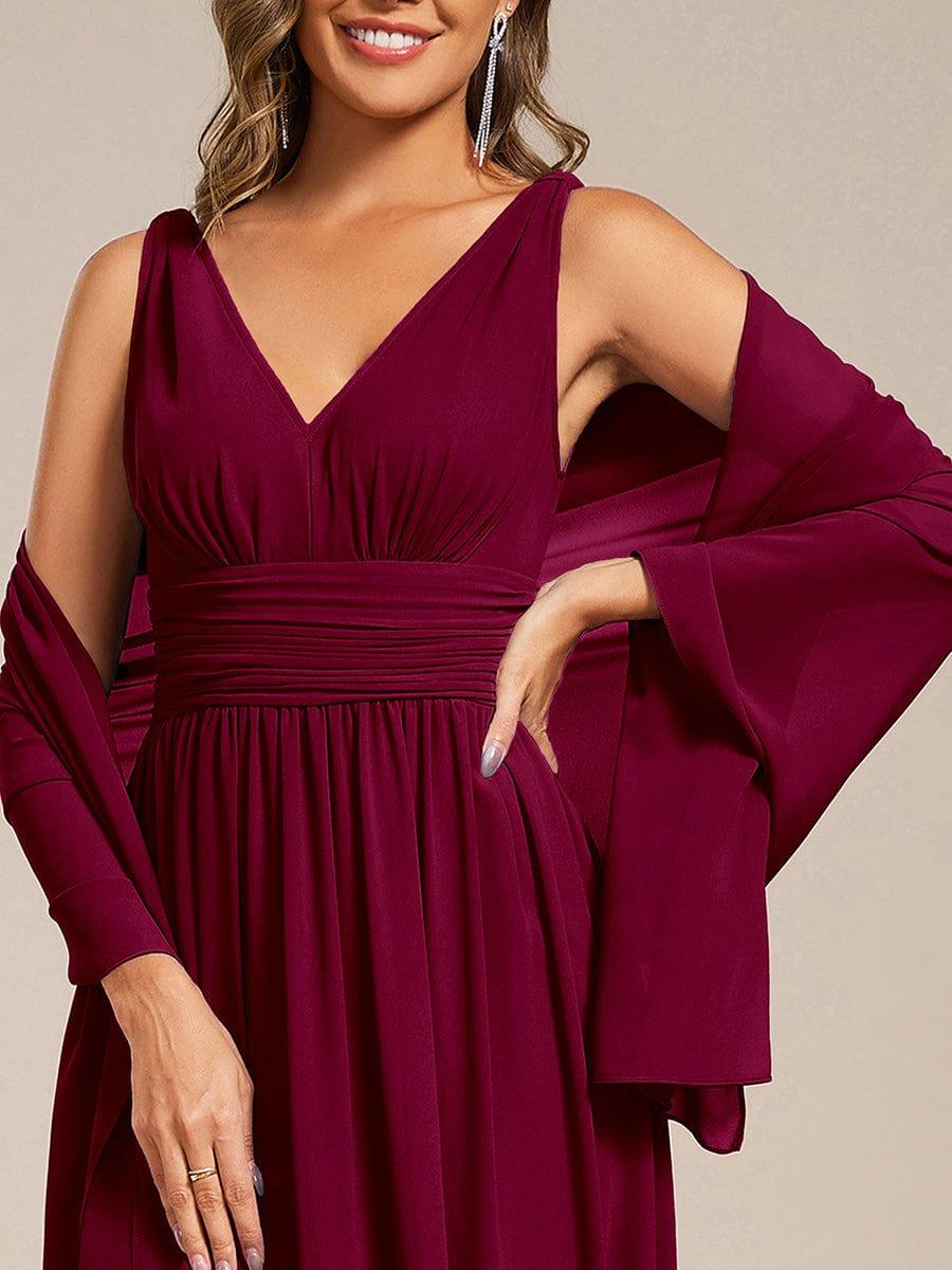 Châle en mousseline élégant pour femme pour une occasion spéciale #couleur_Bordeaux