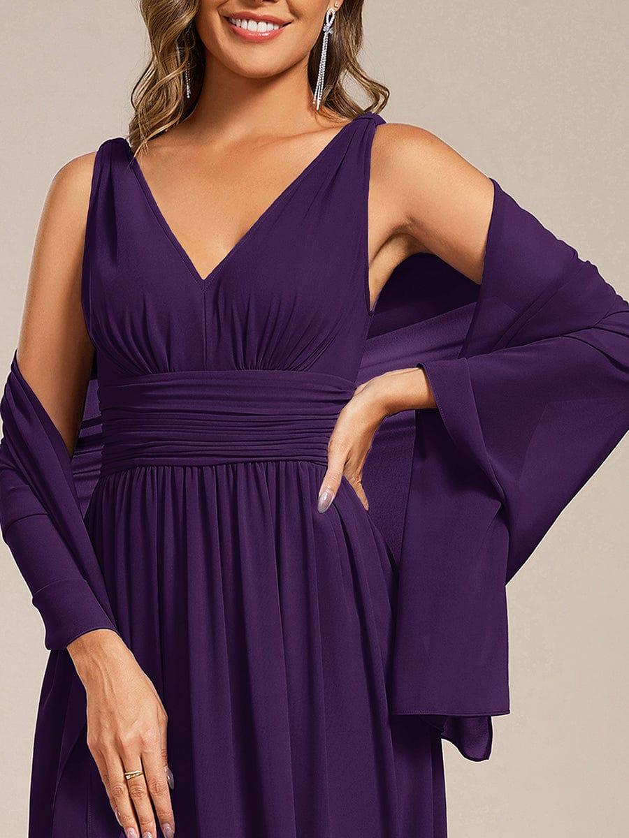 Châle en mousseline élégant pour femme pour une occasion spéciale #couleur_Violet Fonce