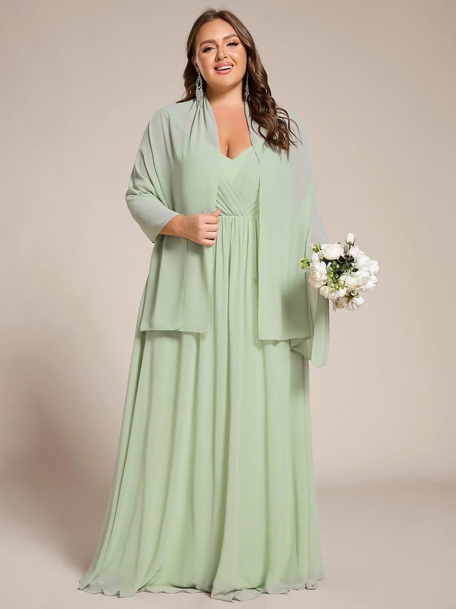 Châle en mousseline élégant pour femme pour une occasion spéciale #couleur_Menthe Verte