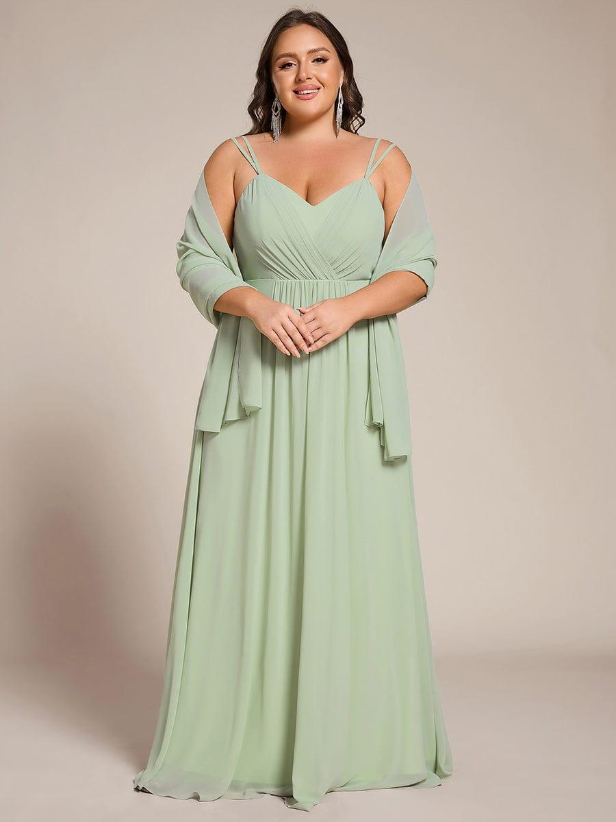 Châle en mousseline élégant pour femme pour une occasion spéciale #couleur_Menthe Verte