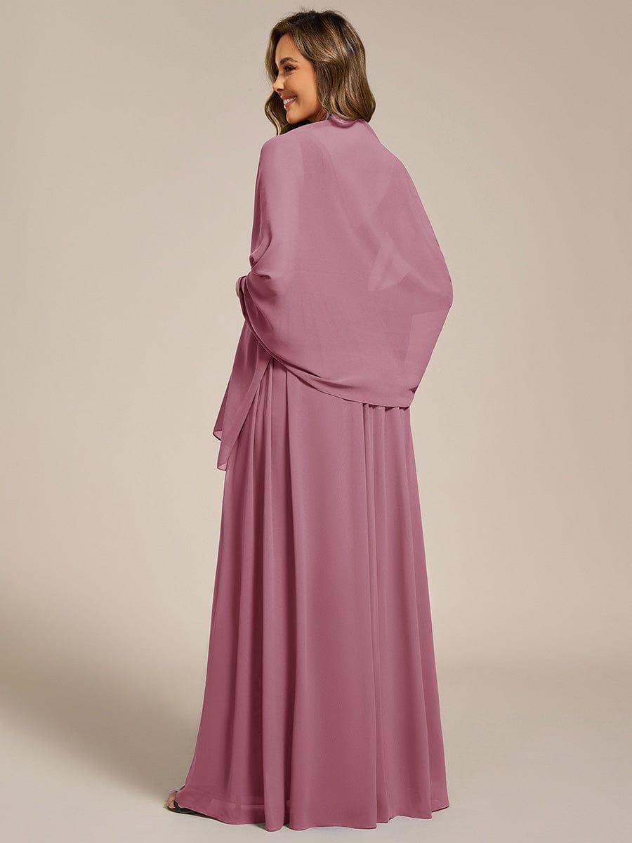 Châle en mousseline élégant pour femme pour une occasion spéciale #couleur_Orchidee