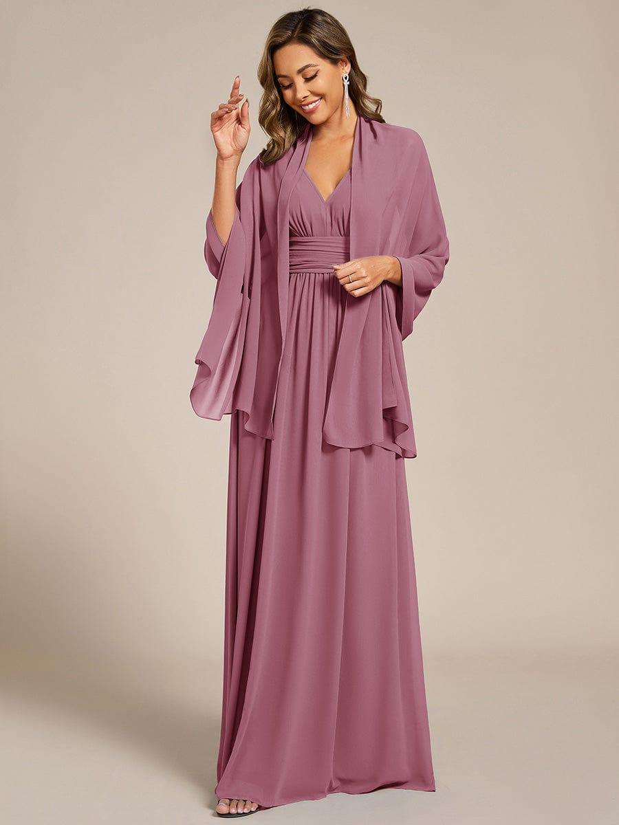Châle en mousseline élégant pour femme pour une occasion spéciale #couleur_Orchidee