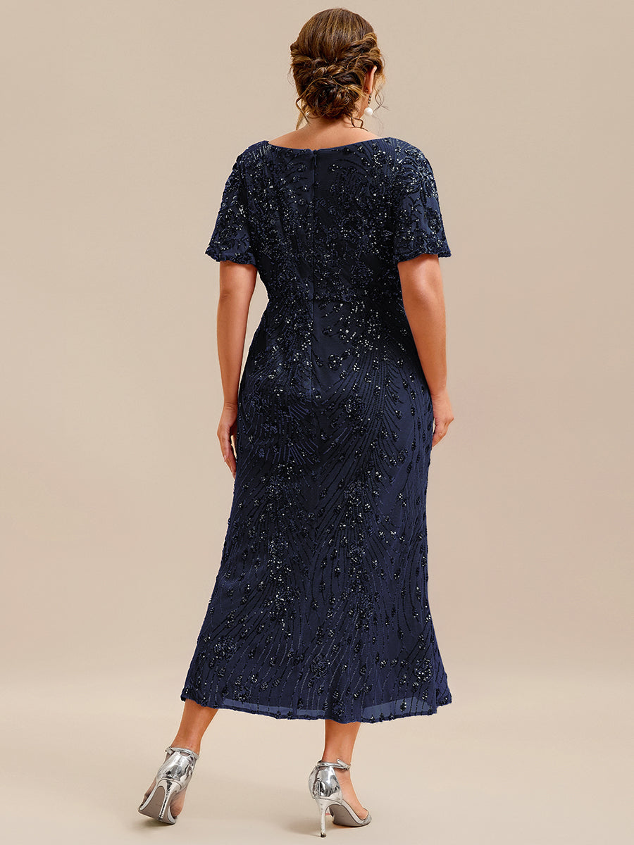 Meilleurs choix de robes de demoiselle d'honneur en satin #Couleur_Bleu Marine