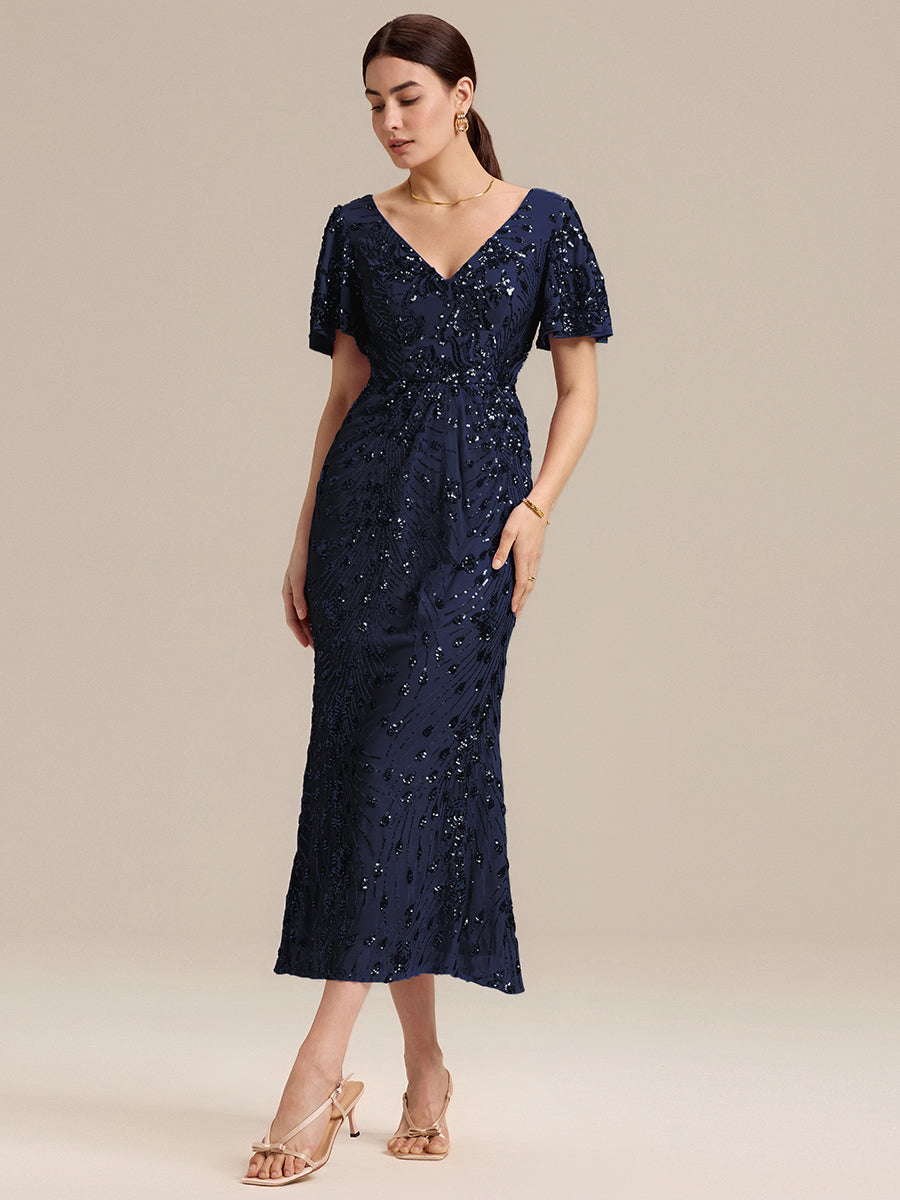 Meilleurs choix de robes de demoiselle d'honneur en satin #Couleur_Bleu Marine
