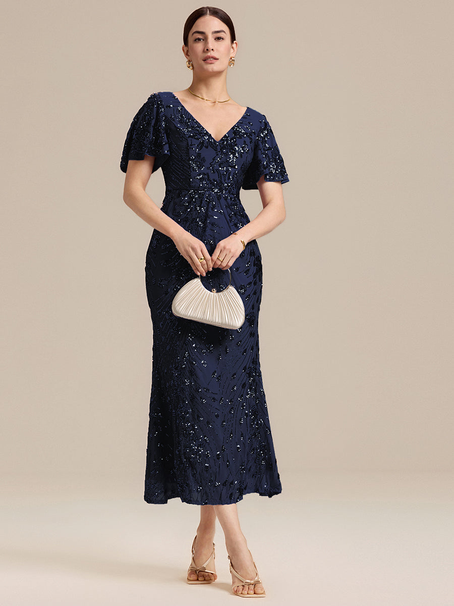 Meilleurs choix de robes de demoiselle d'honneur en satin #Couleur_Bleu Marine