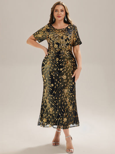 pretty HAYLEN|Robes de soirée sirène à paillettes grande taille