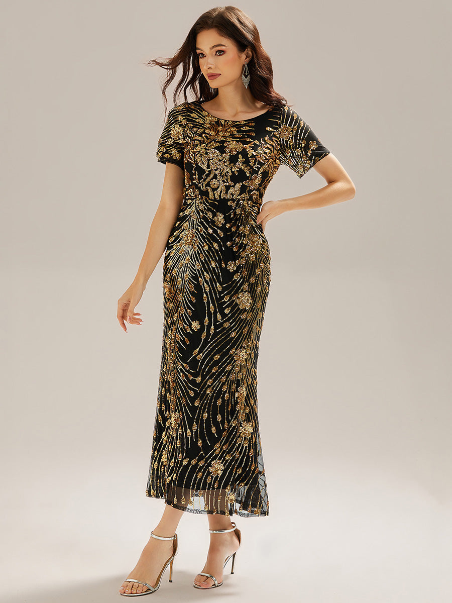 Meilleurs choix de robes de demoiselle d'honneur en satin #Couleur_Noir & Or