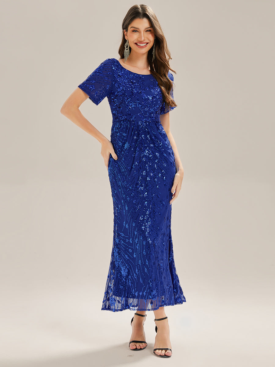 Meilleurs choix de robes de demoiselle d'honneur en satin #Couleur_Bleu Saphir