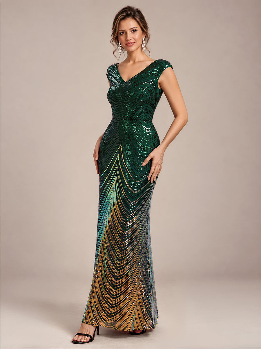 Design Contemporain de Produit Vestimentaire Moderne Robe #Couleur_Vert Fonce