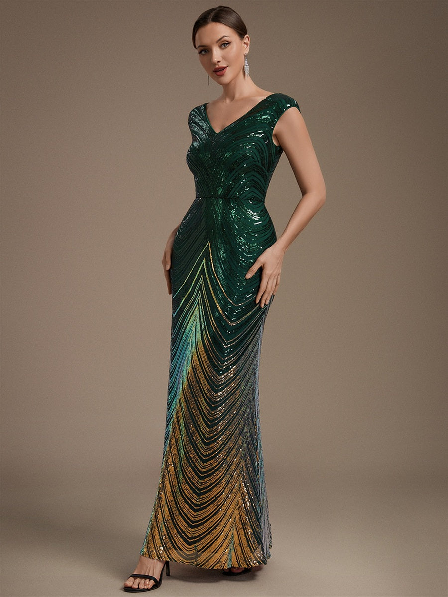 Design Contemporain de Produit Vestimentaire Moderne Robe #Couleur_Vert Fonce