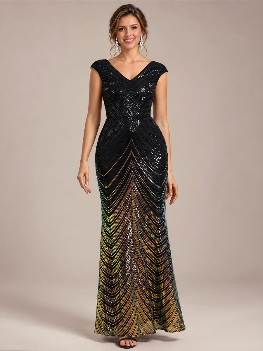 Design Contemporain de Produit Vestimentaire Moderne Robe #Couleur_Noir & Or
