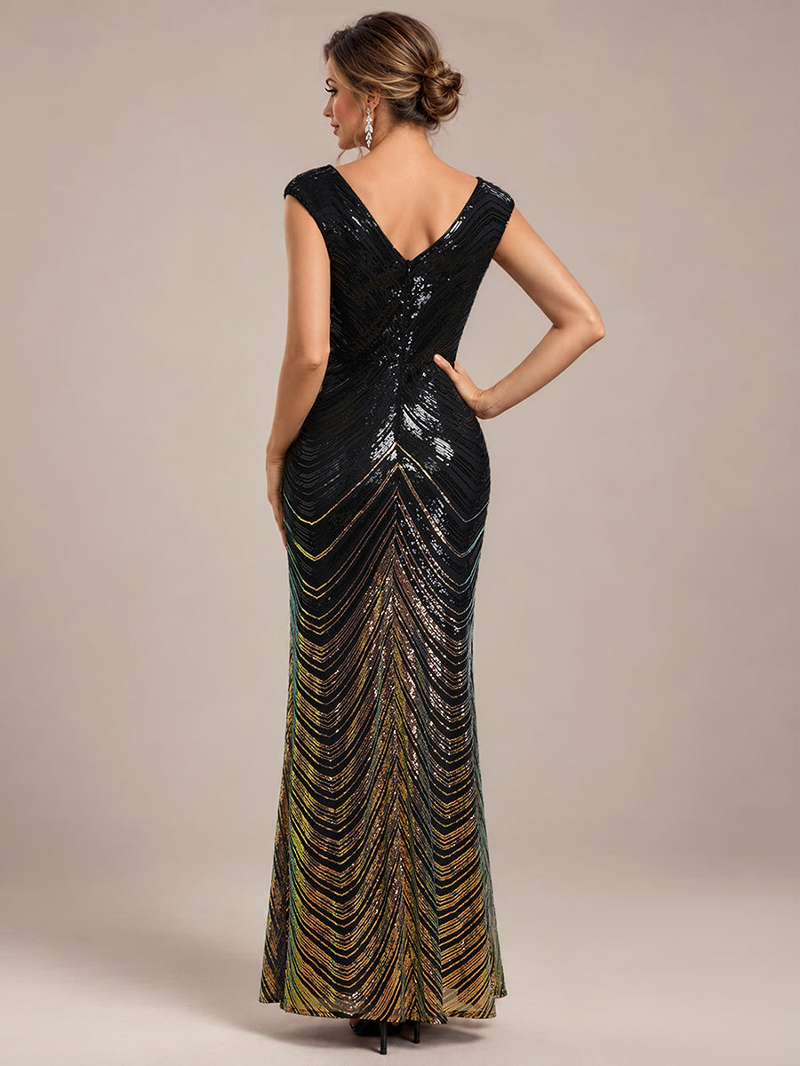 Design Contemporain de Produit Vestimentaire Moderne Robe #Couleur_Noir & Or