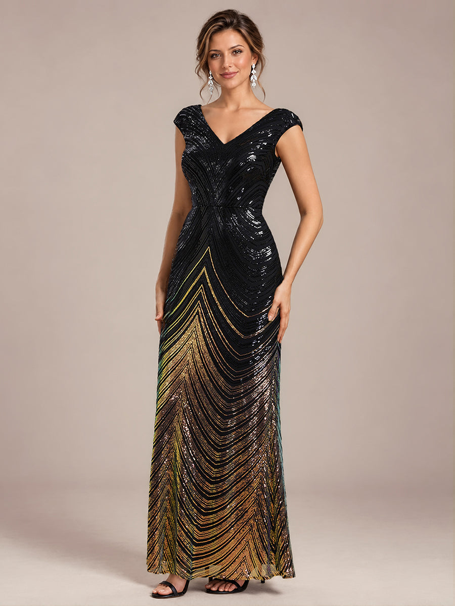 Design Contemporain de Produit Vestimentaire Moderne Robe #Couleur_Noir & Or