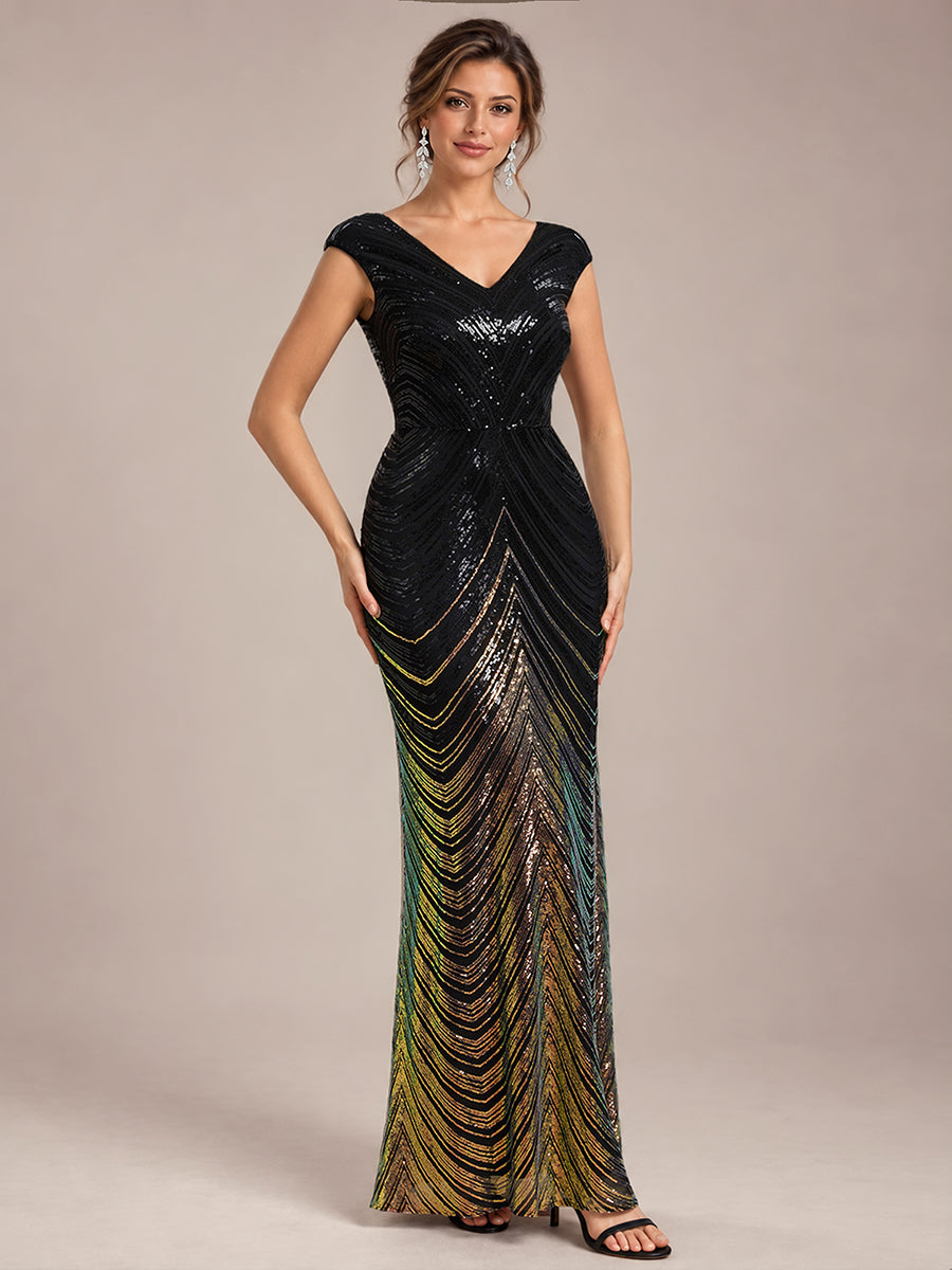 Design Contemporain de Produit Vestimentaire Moderne Robe #Couleur_Noir & Or