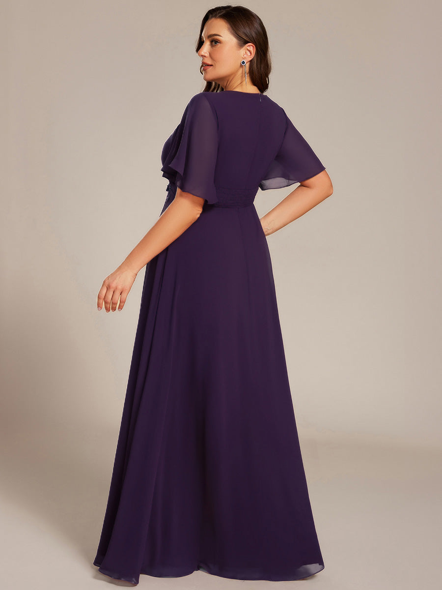 Meilleurs choix de robes de demoiselle d'honneur en satin #Couleur_Violet Fonce