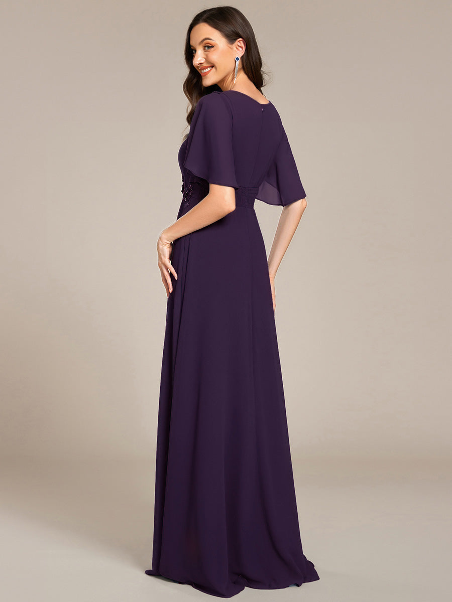 Meilleurs choix de robes de demoiselle d'honneur en satin #Couleur_Violet Fonce