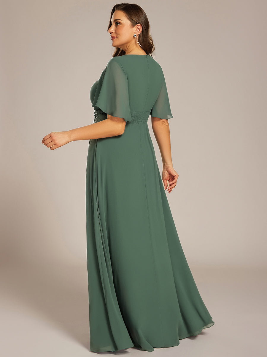 Meilleurs choix de robes de demoiselle d'honneur en satin #Couleur_Eucalyptus