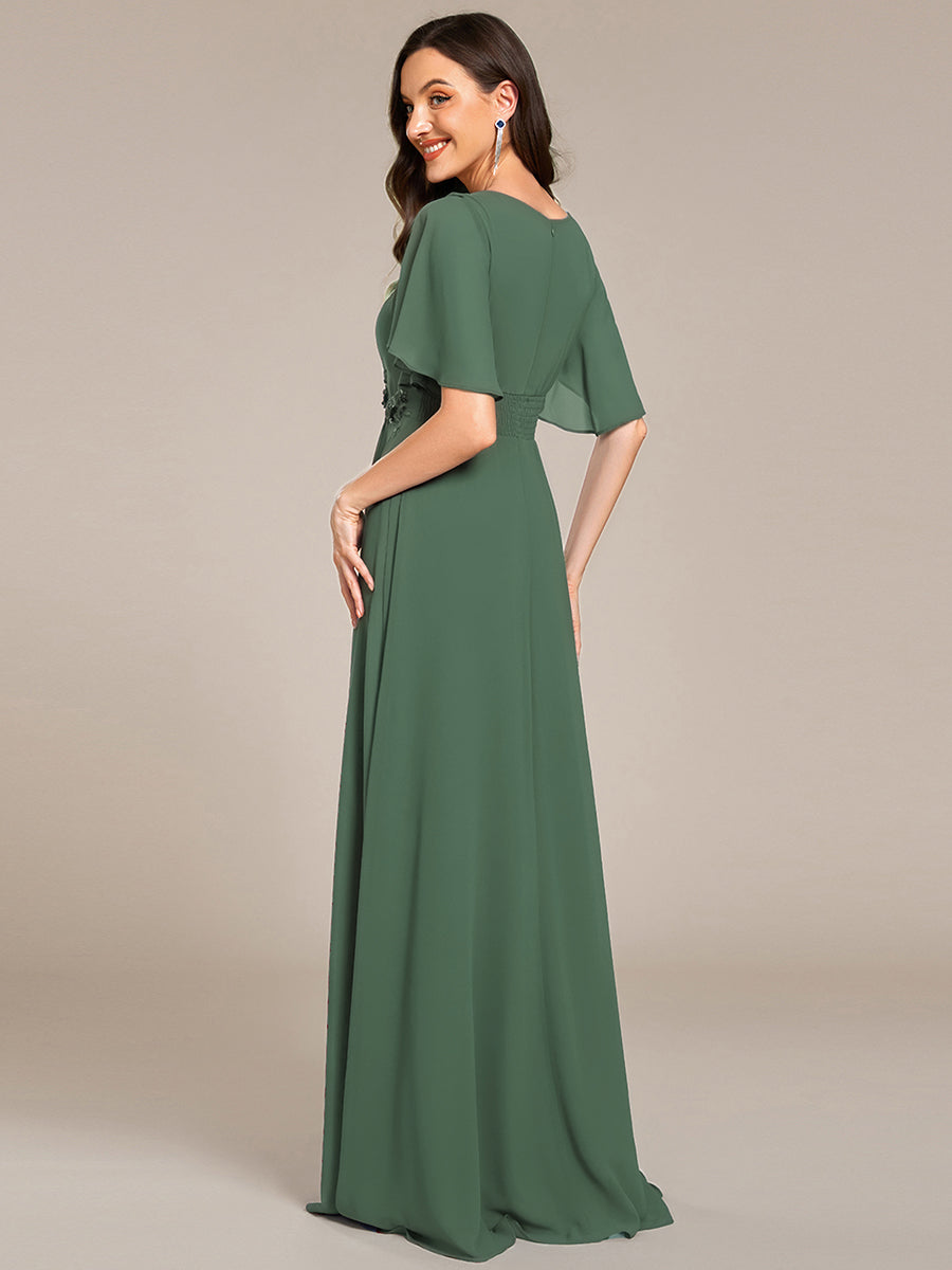 Meilleurs choix de robes de demoiselle d'honneur en satin #Couleur_Eucalyptus