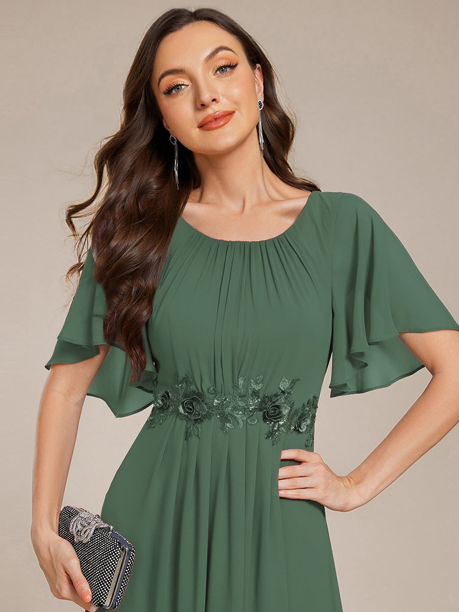 Meilleurs choix de robes de demoiselle d'honneur en satin #Couleur_Eucalyptus