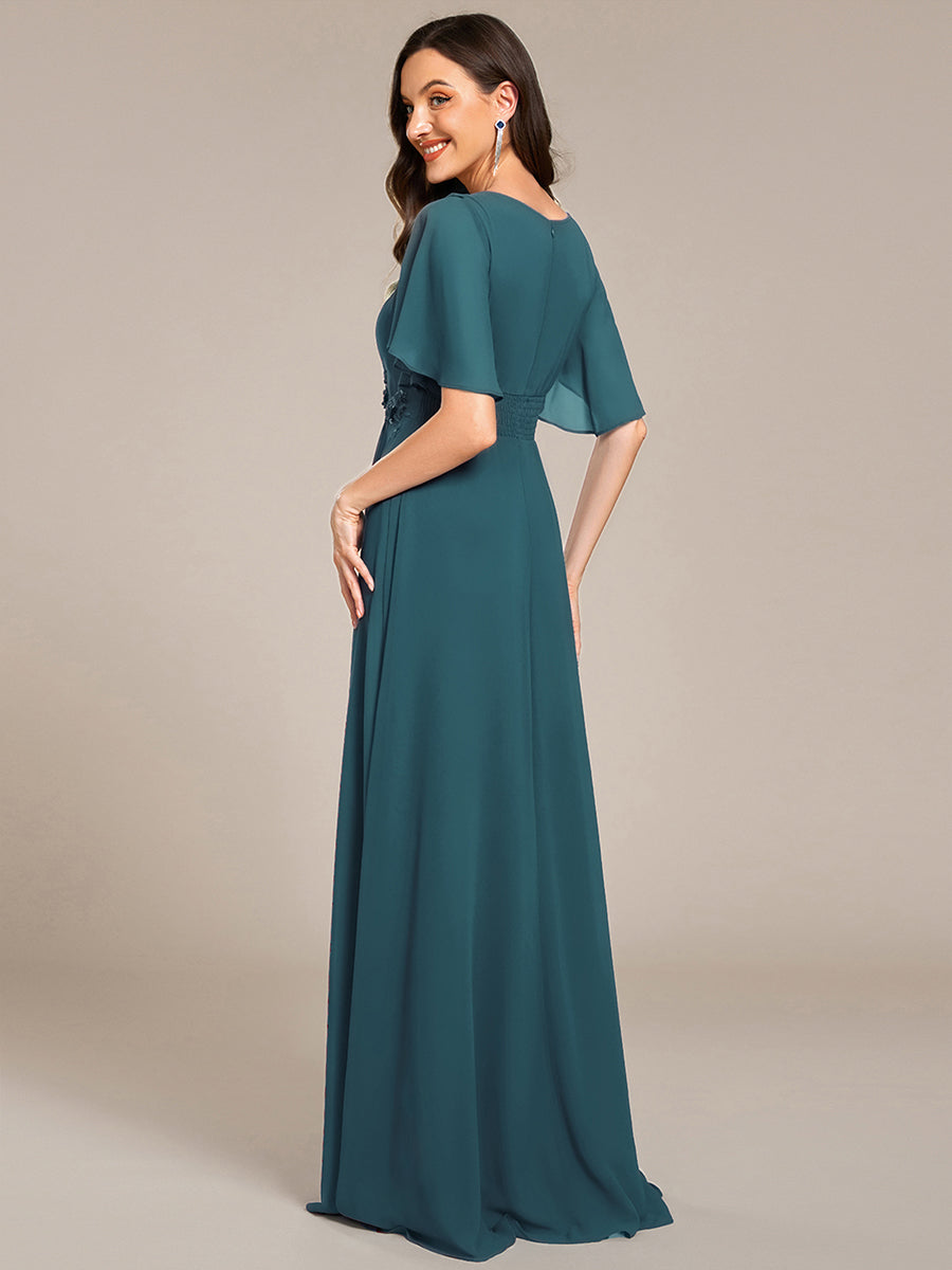 Meilleurs choix de robes de demoiselle d'honneur en satin #Couleur_Bleu Sarcelle