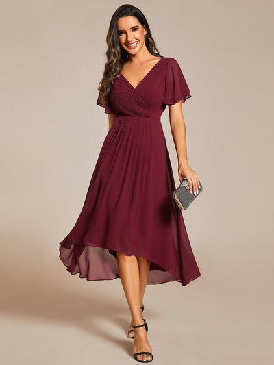 ever FAYE|Robe d'invité de mariage chic à col en V