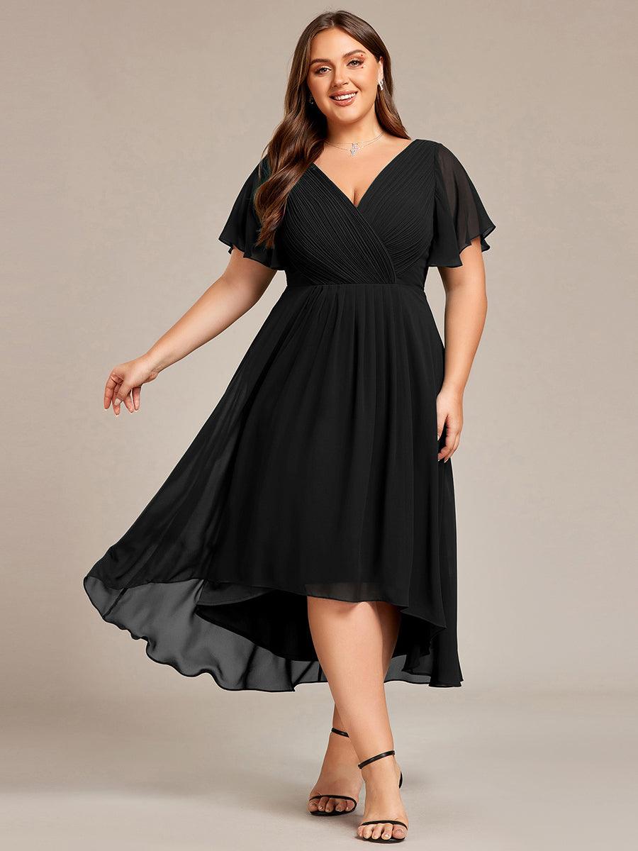 Robe de soirée noire pour fête d'automne et d'hiver 2024 #Style_EG01923BK