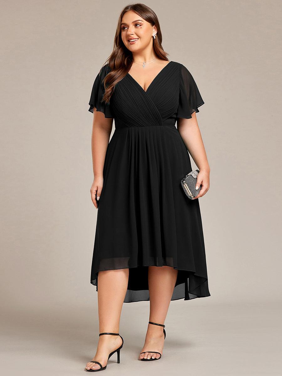 Robe de soirée noire pour fête d'automne et d'hiver 2024 #Style_EG01923BK