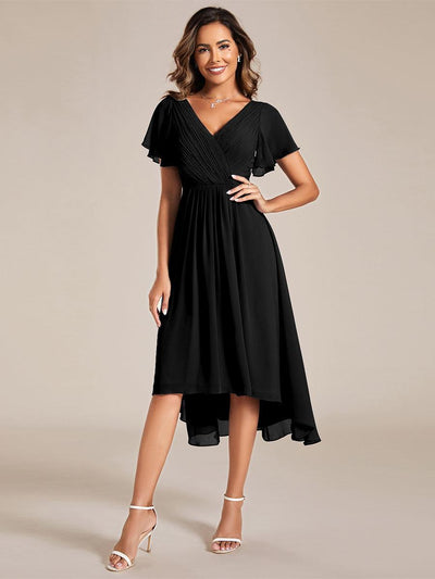 ever FAYE|Robe d'invité de mariage chic à col en V