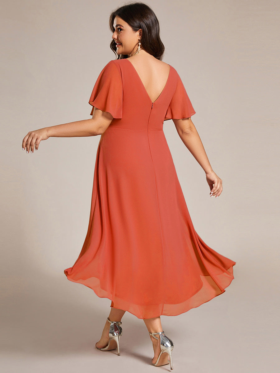Burnt Orange Bridesmaid Dresses #style_EG01923BO