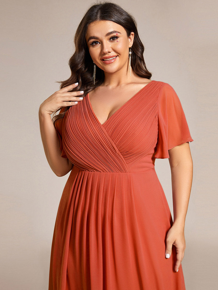 Burnt Orange Bridesmaid Dresses #style_EG01923BO