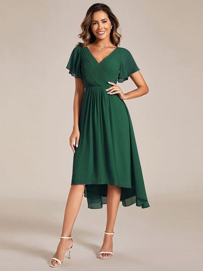 ever FAYE|Robe d'invité de mariage chic à col en V