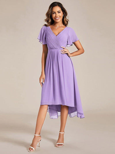 ever FAYE|Robe d'invité de mariage chic à col en V