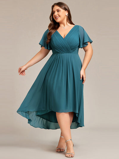 ever FAYE|Robe d'invitée de mariage fluide col en V chic et élégante
