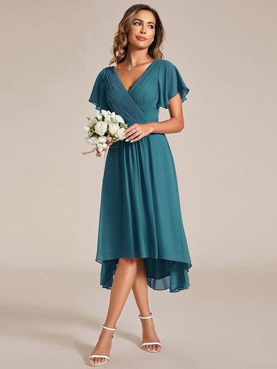 ever FAYE|Robe d'invité de mariage chic à col en V