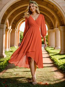 Robe classique à manches longues #Style_EG01926BO