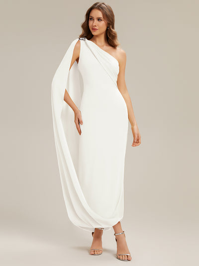 ever KIELO|Robe maxi asymétrique sans manches en jersey extensible avec des rubans fluides(Vente Finale)