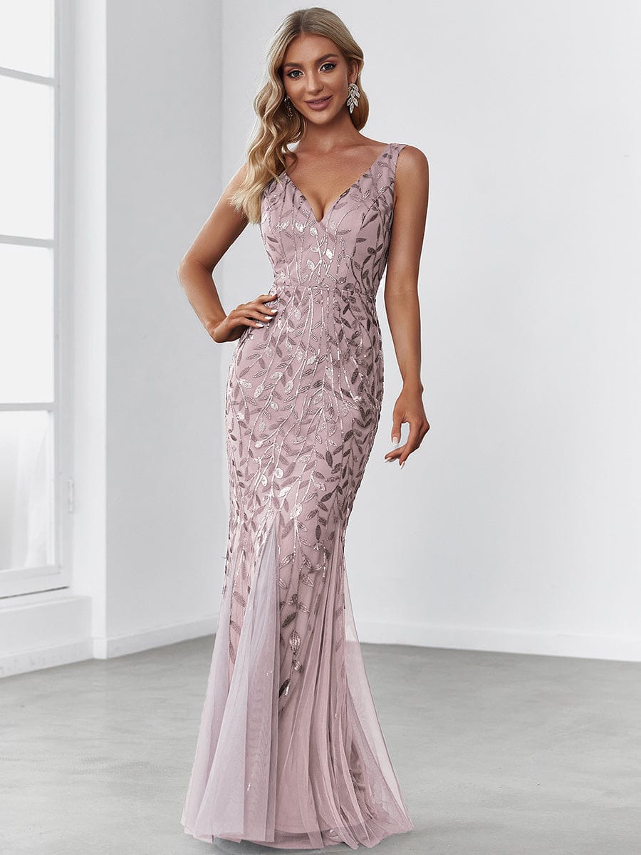 Ever-Pretty Échantillon de Sequins Feuille#Couleur_Lilas