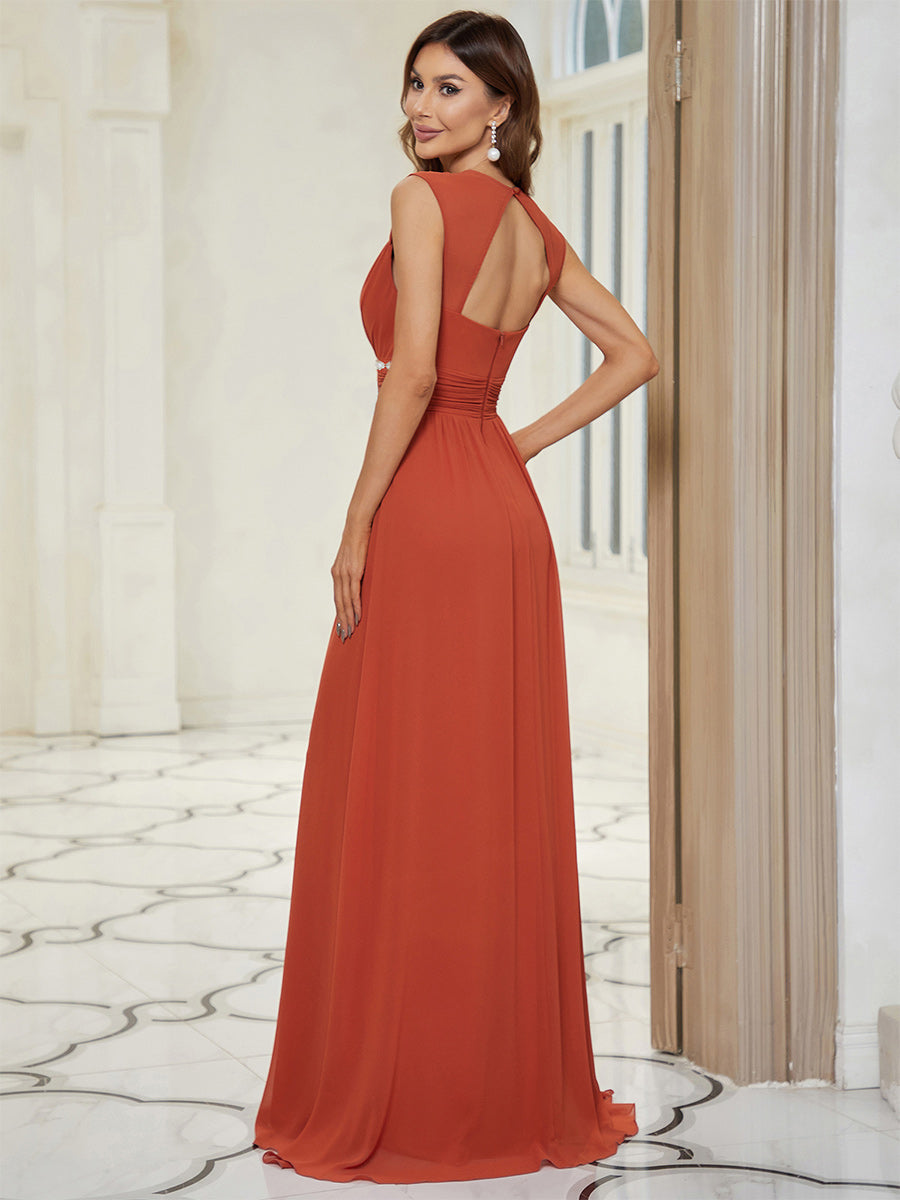 Meilleurs choix de robes de demoiselle d'honneur en satin #Couleur_Burnt Orange